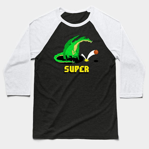 Dragon n Ball, Super Baseball T-Shirt by 7Guerreiros